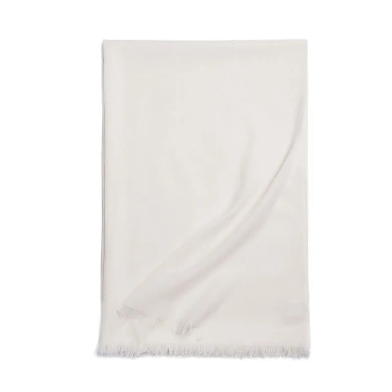 Wool Scarf Women winter shawls and wraps luxury brand Fashion scarfs for ladies poncho scarves women 2019 white warp