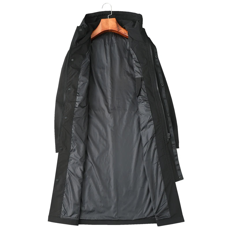 2026 new arrival long Style coat spring jackets men high quality trench coat men,autumn men's fashion casual windbreakers M-8XL