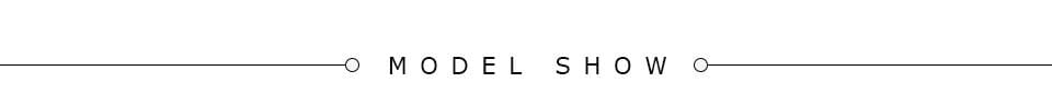 Model show banner with minimalist black text on a clean white background showcasing men denim overalls loose casual bib jeans.