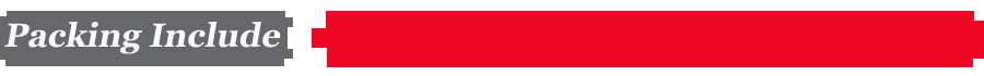 Red rectangular bar featured as a key component of the Micwl 10 inch wall mounted conference speaker system.