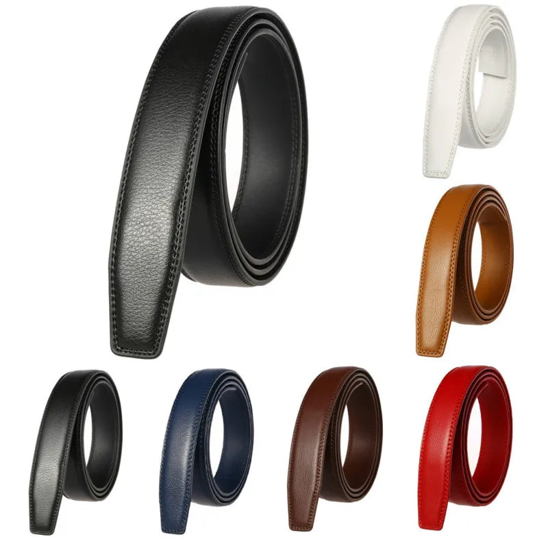 New Luxury Brand H Belts for Men High Quality Male Strap Genuine Leather Waistband Ceinture Homme,No Buckle 3.1cm LY131-3300