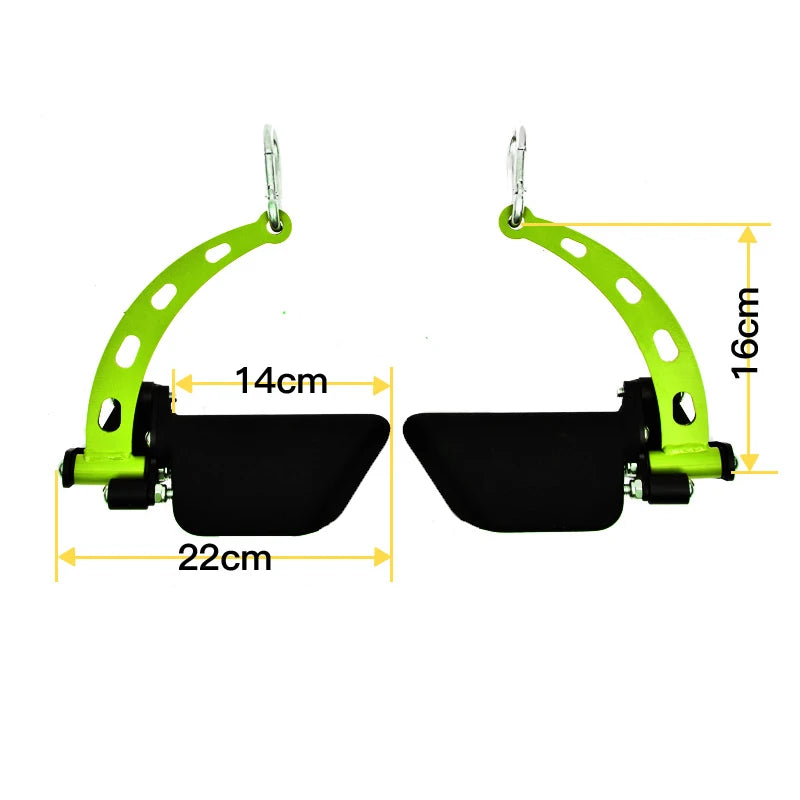 Adjustable Fitness Lat Pull Down Bar Gym Pulley Cable Machine Attachments Home Biceps Triceps Back Blaster Rowing Workout Handle