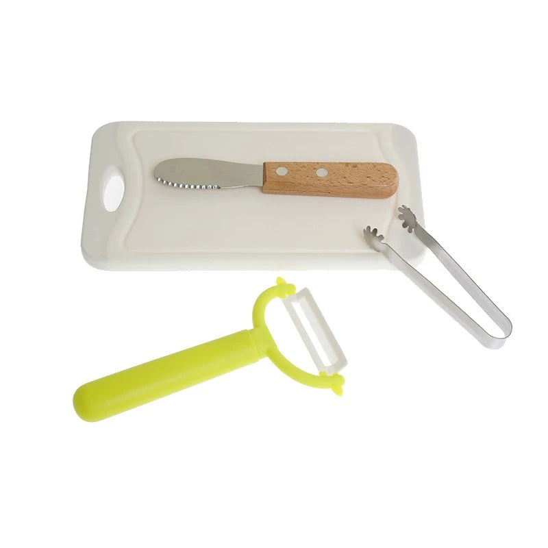 Montessori Kitchen Items Practical Life Materials Kids Basic Skill Learning Tools Food Dinner PreparationEarly  Education Game