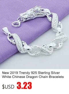 Sterling silver zircon flower hoop earrings paired with a silver dragon-themed chain bracelet featuring intricate detailing and a polished finish.