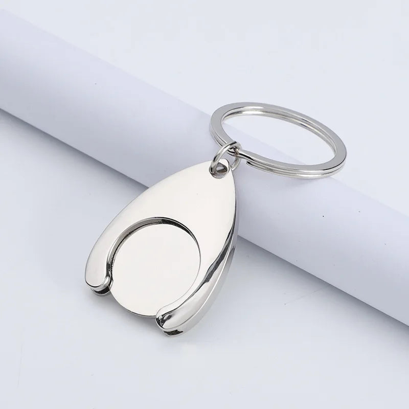 Personalized Keychain Custom Lettering Shopping Cart Pluggable Design High Quality Key Chain for Car Key Ring Holders Wholesale