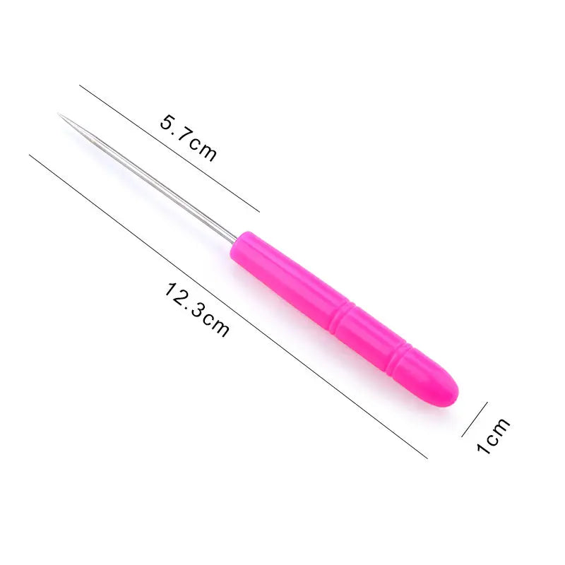 Stainless Steel Handle Awl Tools Beading Work Accessories Jewelry Making Tools Sewing Craft Supplies for Jewelry Making DIY