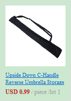 Black reverse umbrella storage with a sleek elongated design and sturdy handle shown from the back side alongside a wedding champagne flutes gold heart toasting glasses set.