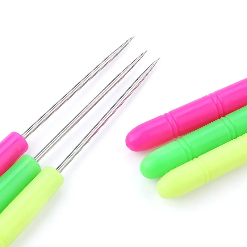 Stainless Steel Handle Awl Tools Beading Work Accessories Jewelry Making Tools Sewing Craft Supplies for Jewelry Making DIY