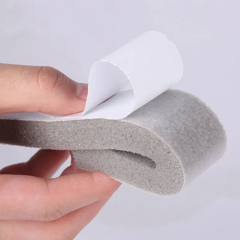 2M Sponge Foam Seal Strip Tape Adhesive Anti Collision Soundproof Weather Stripping for Doors Windows Furniture Protection