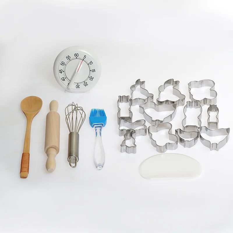 Montessori Kitchen Items Practical Life Materials Kids Basic Skill Learning Tools Food Dinner PreparationEarly  Education Game