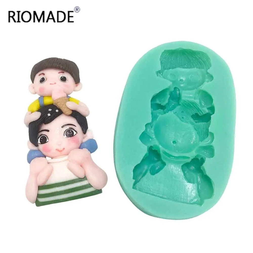 Father's Day Silicone Mold DIY Baking Mousse Biscuits Parent Birthday Insert The Cards Epoxy Mould Fondant Cake Decorating Tools