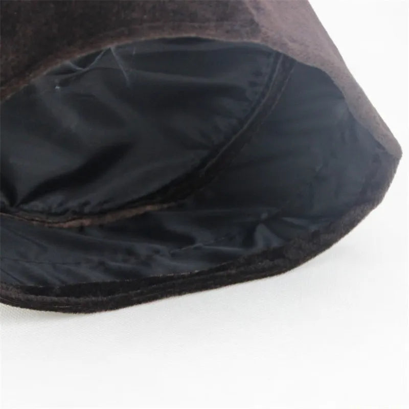 Muslim Men Hat Winter Warm Velvet Prayer Hats Islam Men's Headscarf Bonnet Islamic Hijab Caps Arabic Musulman Headwraps Cap