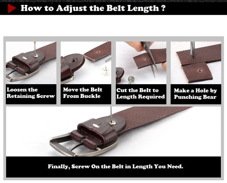 Brown leather men jeans belt with a brass owl silver-toned buckle made of genuine leather.