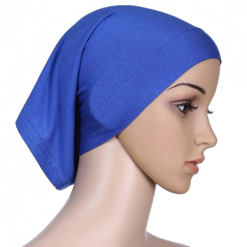 Muslim Women Head Scarf  Underscarf Stretch Hijab Cover Headwrap Underscarf Cap Shawl Islam Scarf Inner Headband Bonnet
