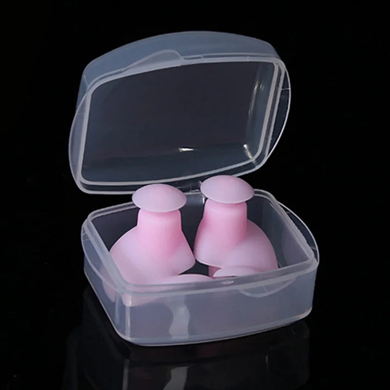 1 Pair Soft Ear Plugs Environmental Silicone Waterproof Dust-Proof Earplugs Diving Water Sports Swimming Accessories