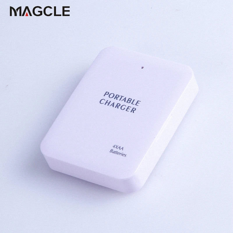 Powerbank 4X AA Battery Emergency USB Power Bank Charger Portable Charger for Phone + 2A Cable  Free Shipping
