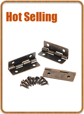 black metal zinc alloy corner protector hinge set with matching screws for bronze floral edge cover installation