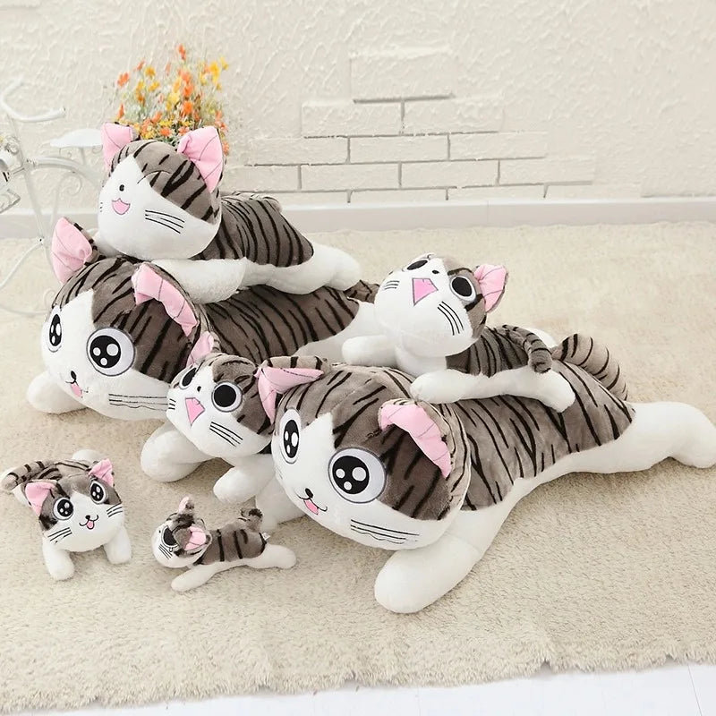 Cat Plush Toys Chi Chi's Cat Stuffed Doll Soft Animal Dolls Cheese Cat Stuffed Toys Dolls Pillow Cushion For Kids sweet cat doll