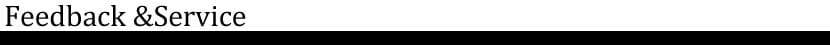 Feedback and service text in black sans-serif font on a white background for the silver bowknot zircon necklace and earrings set.