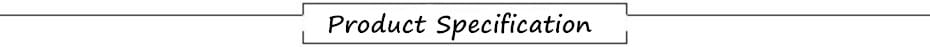 product specification label in black text on white background for electronic hand brake switch for Tucson 2016 2017 detailing technical information