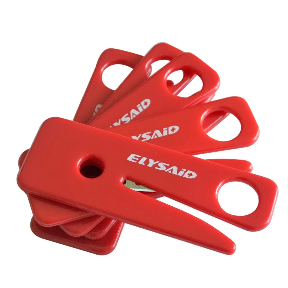 5Pcs Safety Emergency Seat Belt Cutter Automotive Escape Knife Outdoor Life-saving Equipment Stainless Steel Guarded Blade