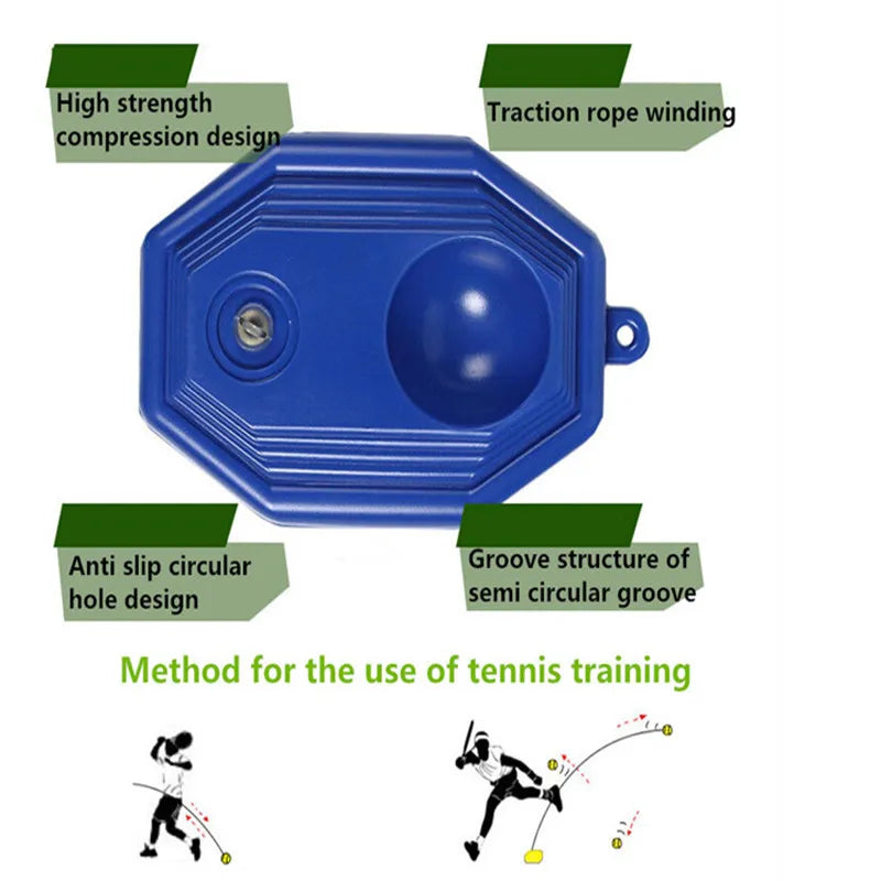 Tennis Ball Machine Trainer Exercise Tenis Ball Self-study Rebound Balls Sparring Device Tennis Swing Trainer Single Sports Tool