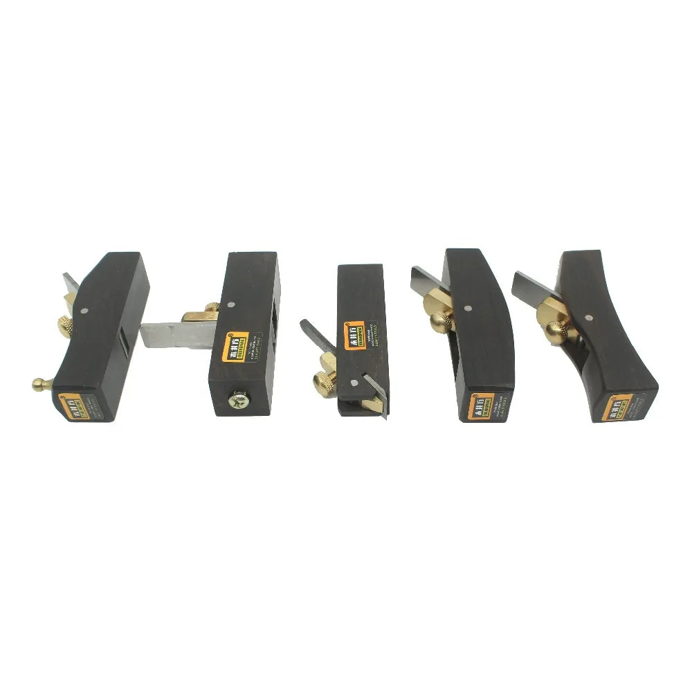 DIY Mini Hand Planes Carpentry Carpenter Ebony Joinery Woodwork Tools 5 pcs Set or 1 Pcs Hand Planer