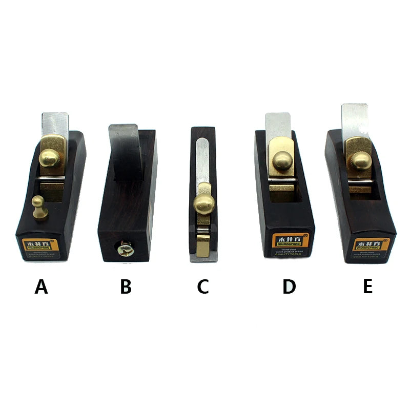 DIY Mini Hand Planes Carpentry Carpenter Ebony Joinery Woodwork Tools 5 pcs Set or 1 Pcs Hand Planer