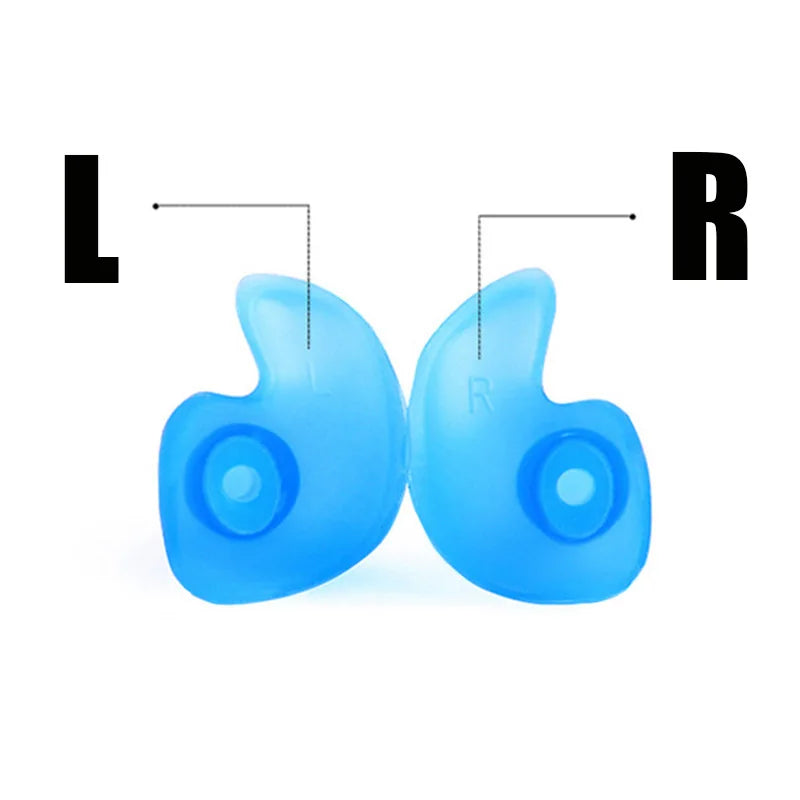 1 Pair Soft Ear Plugs Environmental Silicone Waterproof Dust-Proof Earplugs Diving Water Sports Swimming Accessories