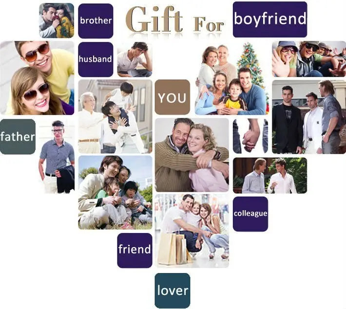 heart-shaped collage of photos labeled with relationship terms such as brother husband and lover featured on a van gogh almond blossom silk scarf shawl