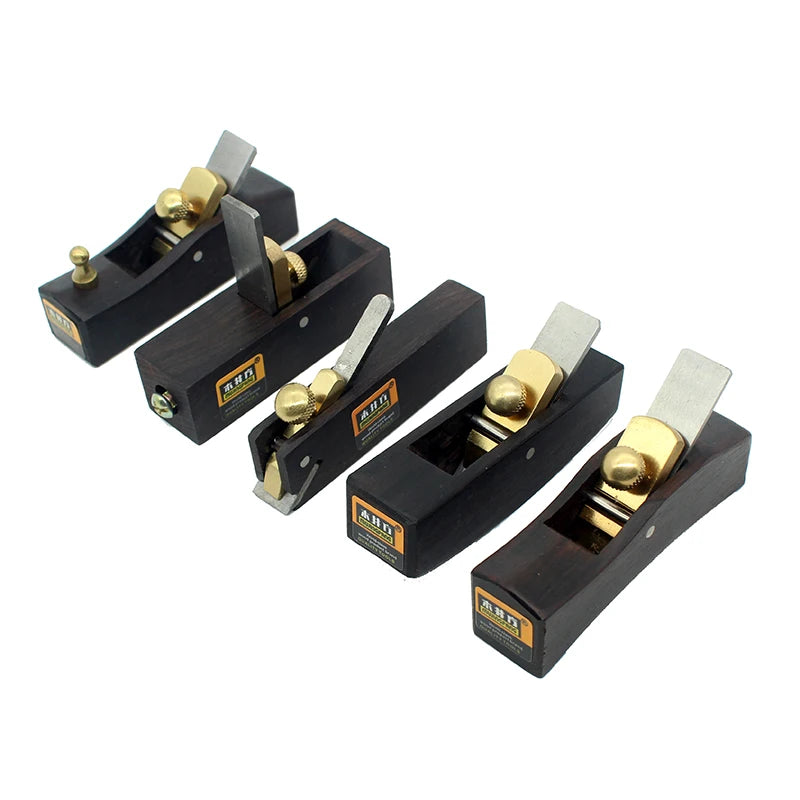 DIY Mini Hand Planes Carpentry Carpenter Ebony Joinery Woodwork Tools 5 pcs Set or 1 Pcs Hand Planer