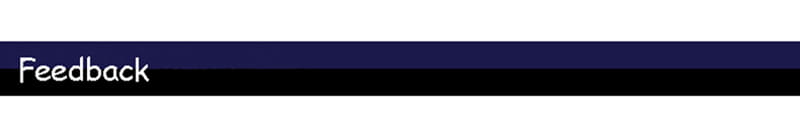 feedback label in white sans-serif font on a dark navy blue background for crystal bridal tiara and wedding crown headpiece product