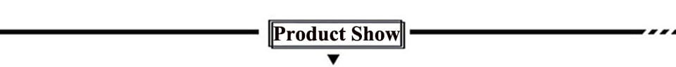 Product show banner with black text on white background featuring a geometric print off shoulder maxi dress.