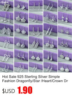 Sterling silver zircon flower hoop earrings featuring silver dragonfly star heart and crown drop charms in a simple fashion design.