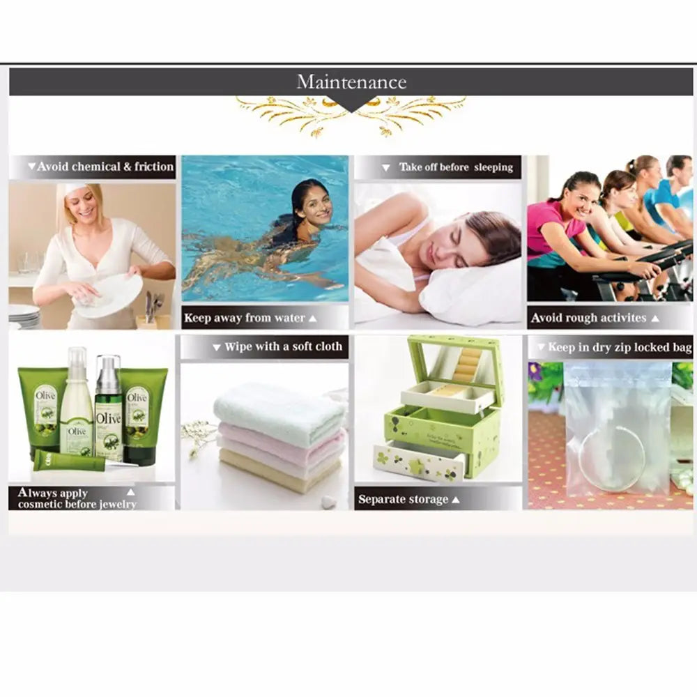 Green olive scented skincare set with matching bottles and tubes paired with sterling silver black CZ tennis bracelet 3mm.
