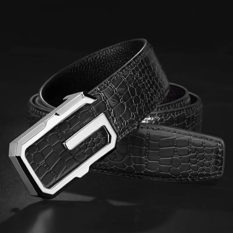 G belts mens Leisure Waistband man High Quality genuine leather Casual hombre Waist Strap fashion luxury brand Cowskin sash