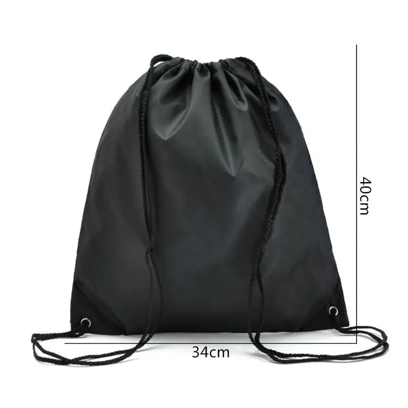 5 pcs Foldable Waterproof Gym Bag Fitness Backpack Drawstring Shop Pocket Hiking Camping Beach Swimming Men Women Sports Bags