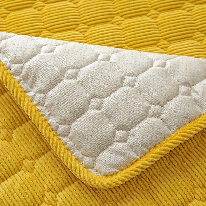 Corduroy Sofa Cushion Universal Thick Fabric Non-Slip Sofa Cover All-Inclusive Sofa Towel Seat Cushion Furniture Protection