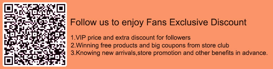 Bannière promotionnelle orange avec du texte noir annonçant des réductions exclusives pour les abonnés, pour un ensemble de fausses parties du corps suspendues d’Halloween sanglantes.