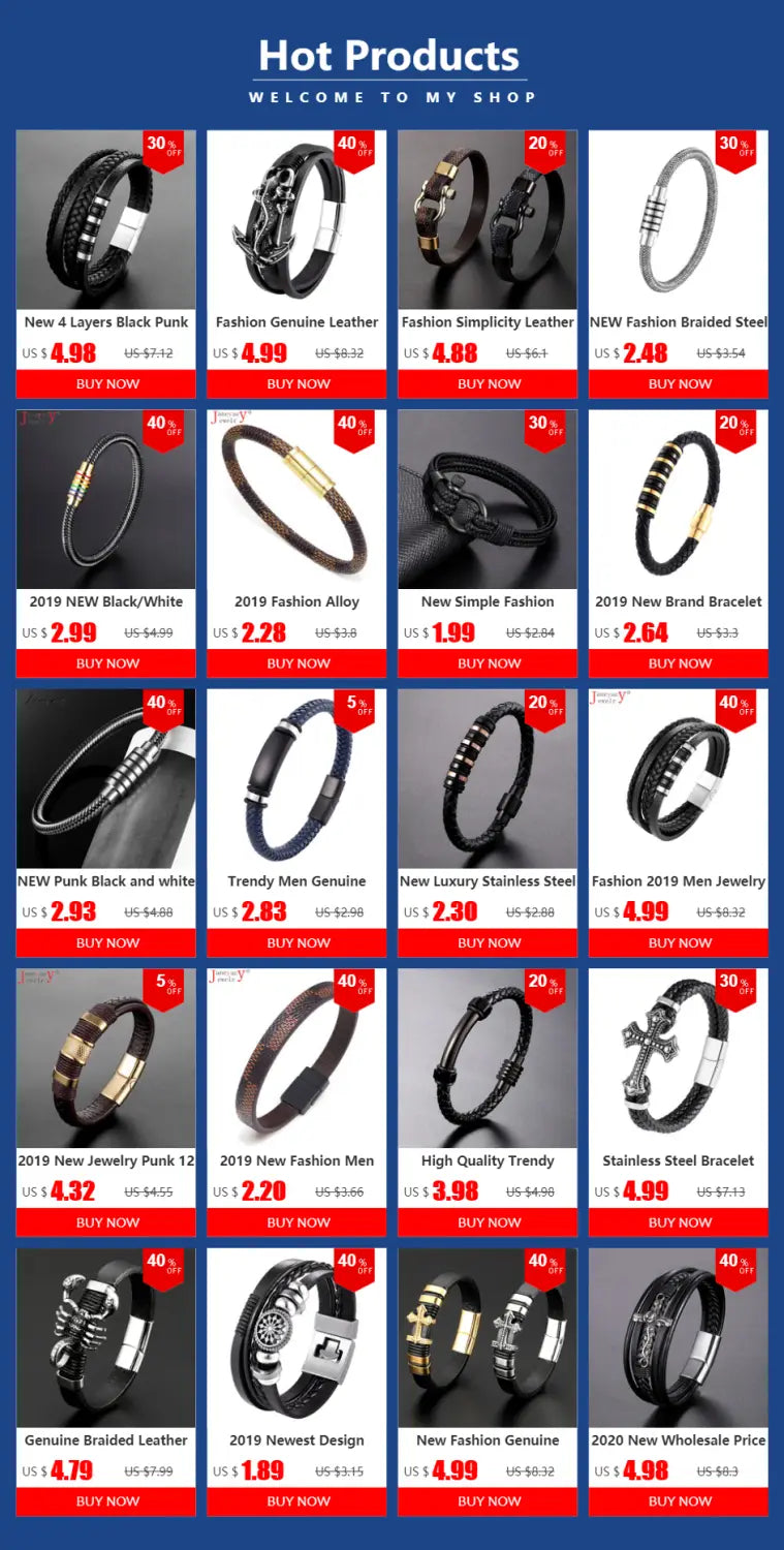 シルバートーンのバックルと調節可能な留め具を備えた、メタルスタッズのブラックレザーパンクブレスレット。