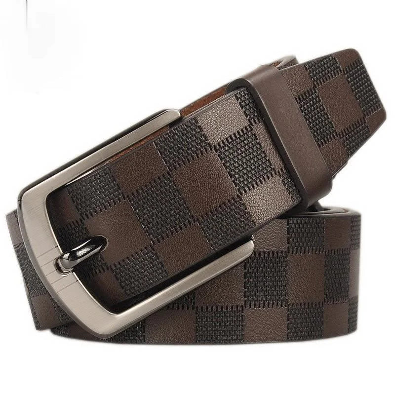 New Men's Leather Belts Classic Business Buckle Leather Belts Leather Belts Luxury Belt Designers