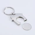 Personalized Keychain Custom Lettering Shopping Cart Pluggable Design High Quality Key Chain for Car Key Ring Holders Wholesale