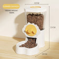 HOOPET Dog Cat Automatic Food Feeder Water Drinker Bottle Puppy Kitten Hanging Food Dispenser Water Container Pet Supplies