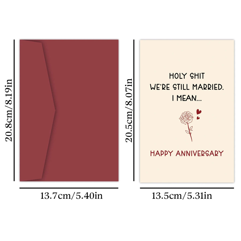 1PC Funny Anniversary Card,I Promise to Always Be by Your Side,Birthday Card for Husband Boyfriend,Valentines Day for Him Her