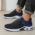 Men's Casual Sneakers Breathable Mesh Lace Up Versatile Lightweight Soft Sole Daily Walking Running Footwear For Outdoor Wear