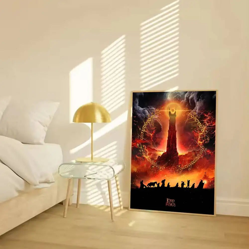 The L-Lord of the R-Rings Alternative  Poster Paper Print Home Living Room Bedroom Entrance Bar Cafe Art Painting Decoration