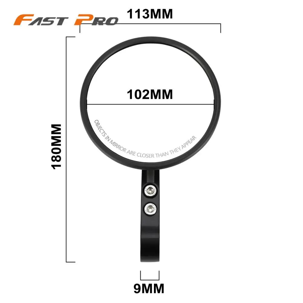 Rearview Mirrors Motorcycle Accessories Universal For KTM HONDA YAMAHA KAWASAKI SUZUKI SX EXC CRF CBR 85 250 Motorbike Aluminum