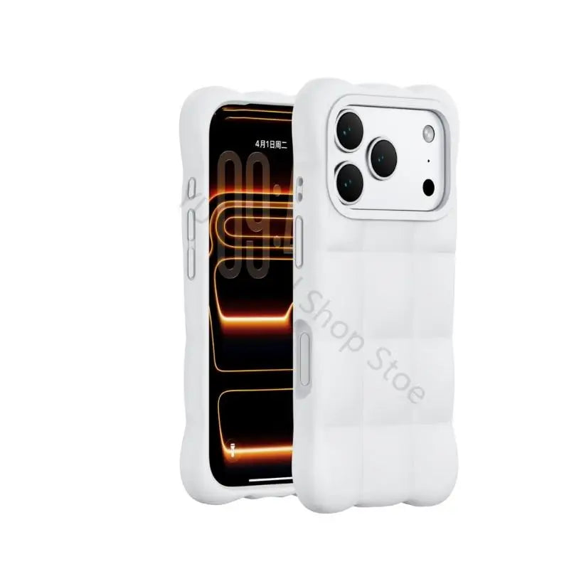 96BA Rounded Square Phone Cover With Covered Controls And Inner Layer for Phone 17