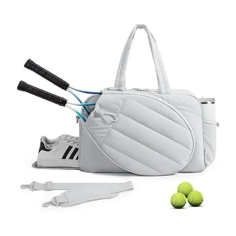 Tennis Rackets Bag Badminton Pickleball Storage Bag Outdoor Travel Sports Training Commuting Shoulder Bags Padel Handbag