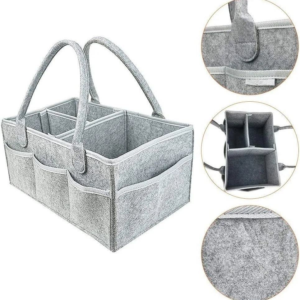 Baby Storage Bag Large Capacity Scientific Division Of Labor Lightweight And Convenient To Carry Stroller Accessories